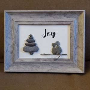Rock Art - Couple. Christmas